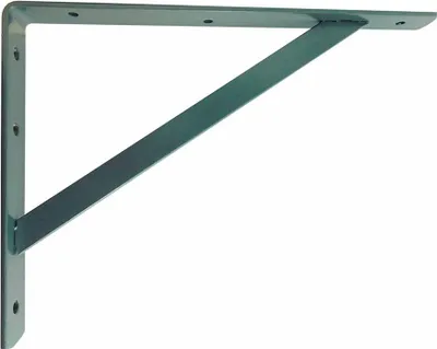 Image de équerre Renforcée Plm04 Grise Soutien Mural Robuste Grande Taille - Micel