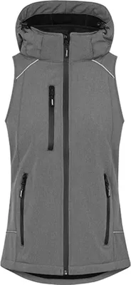 Produktbild von Promodoro 7845 | WomenŽs Softshell Vest S bis 3XL - Farbe: Heather Grey - Größe: M