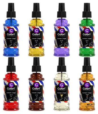 Produktbild von Gabri Professional - 8 x Barber Cologne Collection-Set je 150 ml
