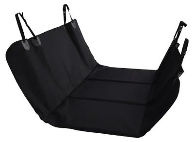 Image de Housse de Siège Auto pour Chien Protection Banquette arrière noir