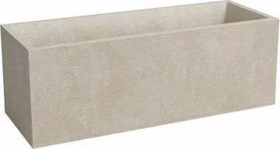 Produktbild von Pflanzkübel – SYDNEY – Kunststoff – Creme – 100 cm – 98 l – Maße: 99,5 x 39,5 x 43 cm