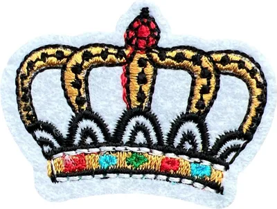 Produktbild von Kronen-Emblem-Aufnäher zum Aufbügeln