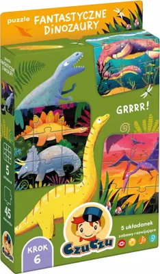 Immagine prodotto di CzuCzu. Puzzle 45 elementi. Dinosauri fantastici