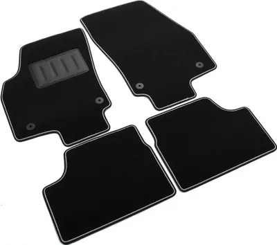 Produktbild von AUTOMATTEN 4er Set Opel Astra H Autoteppiche, Limousine, Kombi, Rutschfester schwarzer Teppich Sprint03404