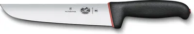 Produktbild von Dual Grip, Schlachtmesser, 20cm, gerade, schwarz/rot
