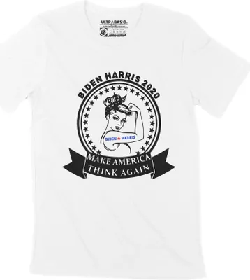 Produktbild von Herren Grafik T-Shirt Joe biden harris 2020 amerika neu denken lassen demokratisch liberal – Joe Biden Harris 2020 Make America Think Again Democrat