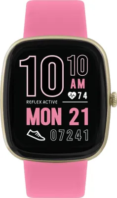 Produktbild von REFLEX Smartwatch mit rosa Silikonarmband Pink Unisize Reflex Active