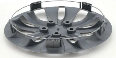 Produktbild von Radkappen Storm 14 Zoll silber mattiert im Speichen-Design 4-teiliges Set