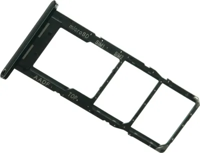 Produktbild von Simkarten Halter für Samsung Galaxy A14 - Tray Fach Schublade Schlitten Schwarz