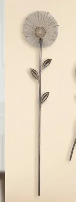 Produktbild von Gilde Metall Wandrelief Blume Stab 69474