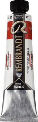 Immagine prodotto di Rembrandt Vernice Acrilica Tubo 40 ml Siena Bruciato 411
