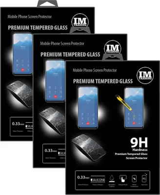 Produktbild von cofi1453 3X Panzer Schutz Glas 9H Tempered Glass Display Schutz Folie Display Glas Screen Protector kompatibel mit Huawei Y9 2019