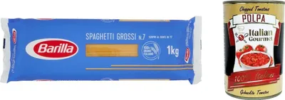 Produktbild von 12x Lange Nudeln Pasta Spaghetti N. 5, 100% italienisch Nudeln 1kg + Italian Gourmet polpa 400g