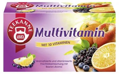Obrázek produktu pro Čajová konvička multivitamín s 10 vitamíny z vybraných druhů ovoce 60g
