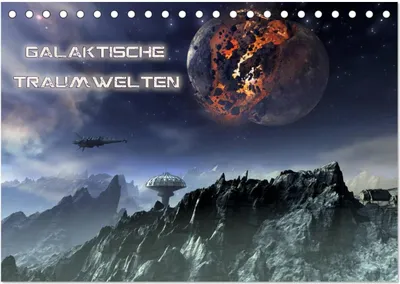 Produktbild von Galaktische Traumwelten (Tischkalender 2025 DIN A5 quer), CALVENDO Monatskalender