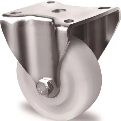 Obrázek produktu pro Kolečka pro vysoké zatížení Ø 125 mm Nosnost 700 kg Plastová deska D100xŠ88 mm Barva koleček bílá