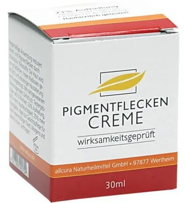 Productafbeelding van allcura Crème tegen pigmentvlekken, 30 ml