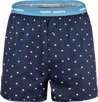 Produktbild von Happy Shorts Herren Webboxershorts - American Style, Baumwolle, gemustert Hearts XL