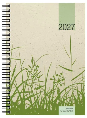 Produktbild von Wochenbuch 1W/2S Graspapier 2027