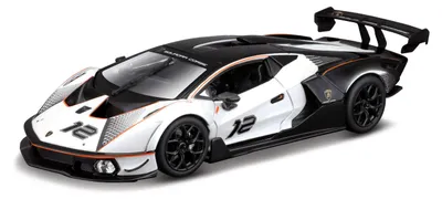 Immagine prodotto di Bburago 18-28023 - Automodello - Lamborghini Essenza SCV12 (nero/bianco, scala 1:24)