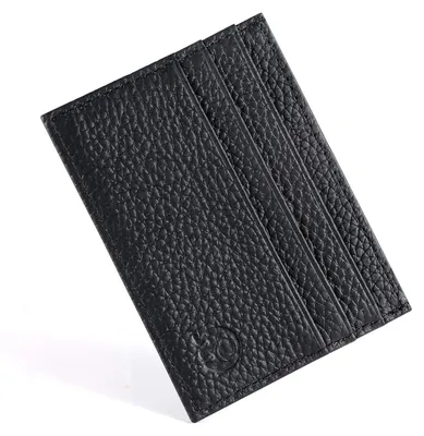 Zdjęcie produktu dla Etui na karty kredytowe - Skórzane - RFID - Ultracienkie - 6 przegródek na karty