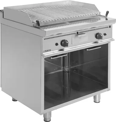 Obrázek produktu pro Plynový gril z lávových kamenů model E7/Bs2Ba, rozměry: Š 400 X D 700 X V 850