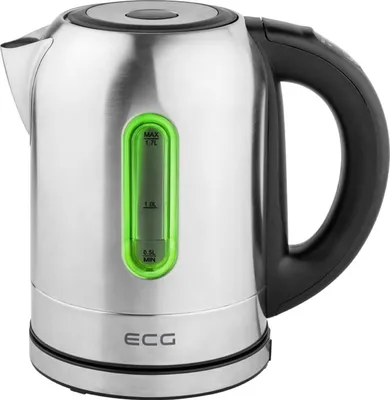 Zdjęcie produktu dla ECG RK 1785 colore, 1,7 l, 2000 W, Stal nierdzewna, Stal nierdzewna, Wskaźnik poziomu wody, Zabezpieczenie przed przegrzaniem