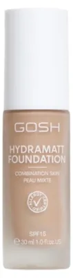 Produktbild von Gosh, Hydramatt, Make-up, flüssige Foundation, 010R, Hell-dunkel, SPF15, 30 ml