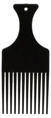 Produktbild von Sibel Afrokamm mit breiten Zinken für die Pflege von lockigem und voluminösem Haar, Schwarz