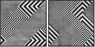 Produktbild von Bild Home ESPRIT abstrakt Moderne 100 x 4 x 100 cm (2 Stück)