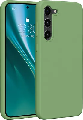Obrázok produktu pre Etteri silikónové puzdro Overlay pre Samsung Galaxy S23 Plus Cover Mobilné puzdrá svetlozelené