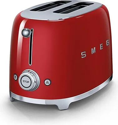 Zdjęcie produktu dla Smeg TSF01RDEU, 2 kaw., Czerwony, Stal nierdzewna, Przyciski, Stal nierdzewna, 950 W
