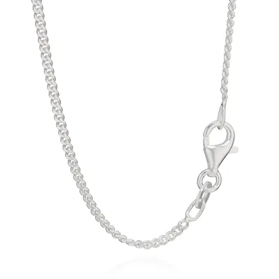 Produktbild von 925 Sterling Silber Kette Panzerkette 60cm Königskette 1,40mm Breit 3,42g 5188