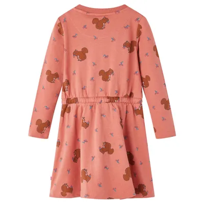 Produktbild von vidaXL Kinderkleid Altrosa 128