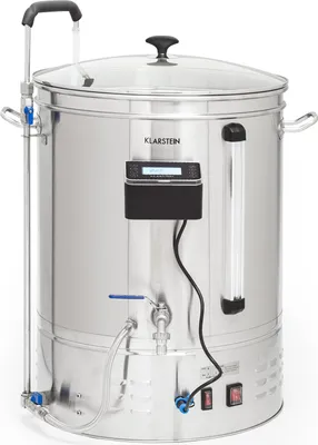 Obrázek produktu pro Klarstein Brauheld Smart 65, sladový kotel, 65 l, 2500 W, 100 °C, oběhové čerpadlo, nerezová ocel
