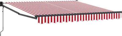 Immagine prodotto di Tenda Retrattile Rosso e Bianco 300 x 250 cm