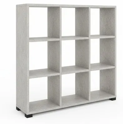 Immagine prodotto di Libreria Scomparti Moderna Mobile Soggiorno Legno 99.5x24x90 cm.Colore:cemento