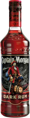 Produktbild von Captain Morgan Dark Rum, Köstlich, fruchtig, 40% vol, 700ml Einzelflasche