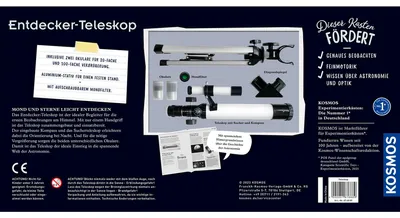 Obrázok produktu pre Kosmos 43678767, Ďalekohľad, Astronómia, 8 rok / roky, Čierna, Biela