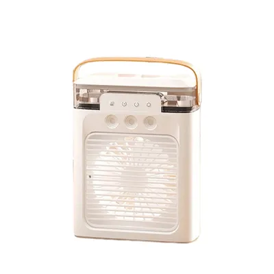 Produktbild von Tragbare Ventilator Desktop Luftkühler Mit Wasserkühlung 3 Cool Mist& 3 Geschwindigkeiten 400ml Wassertank Mobile Klimaanlage USB Ventilator