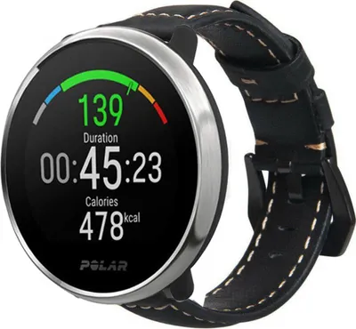 Produktbild von Strap-it Polar Ignite Lederarmband (Schwarz)