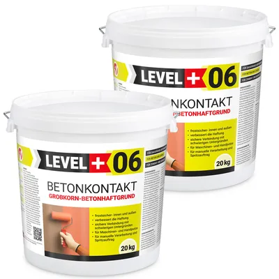 Produktbild von Haftgrund 40kg Betonkontakt Schnell Trocknend Putzgrund Grundierung Profi L+06