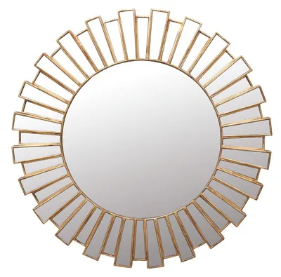 Produktbild von SIGNATURE – Sonnenspiegel aus goldenem Glas, Durchmesser 130 cm