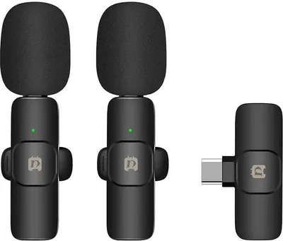 Image de Wireless microphone Puluz PU3151B Lavalier Type C