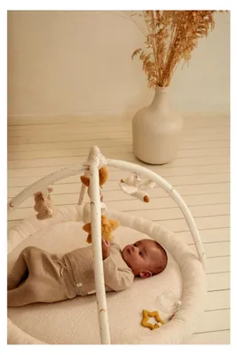 Produktbild von Krabbeldecke mit Spielbogen Activity Baby weiß