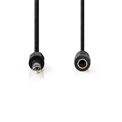 Obrázok produktu pre Nedis Stereo audio kábel - 6,35 mm samec - 6,35 mm samica - Poniklovaný - 5,00 m - Okrúhly - Štítok