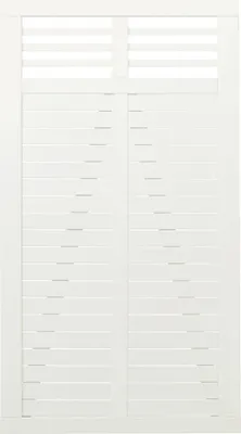 Produktbild von Plus Tor Decora 100 x 180 cm RAL 9010  Weiß