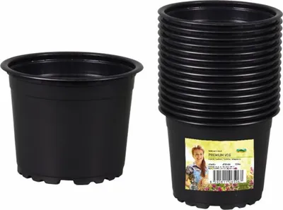Immagine prodotto di Vaso da fiori PREMIUM VCG in plastica leggera d10cm 15pz