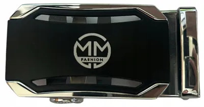 Produktbild von MODERN MAN Gürtelschnalle Herren Schwarz mit Gravur