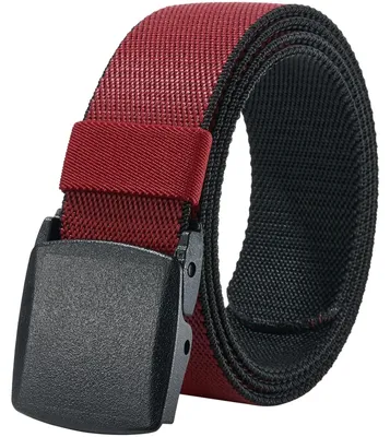Produktbild von Stretchgürtel Herrengürtel - 130 cm - Elastisch - Kunststoffschließe - 2 Farben